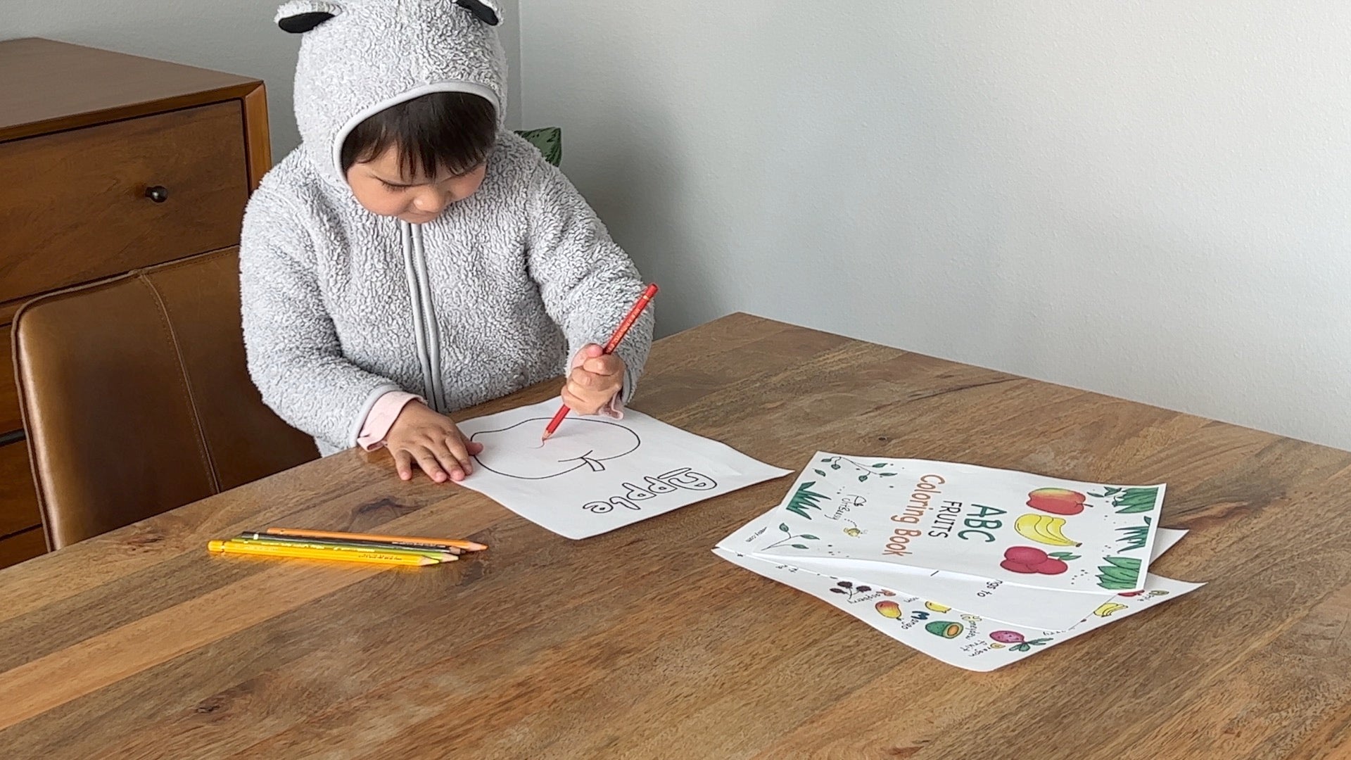 Load video: ArtBeesy ABC Fruits Coloring Books for Kids and Toddlers