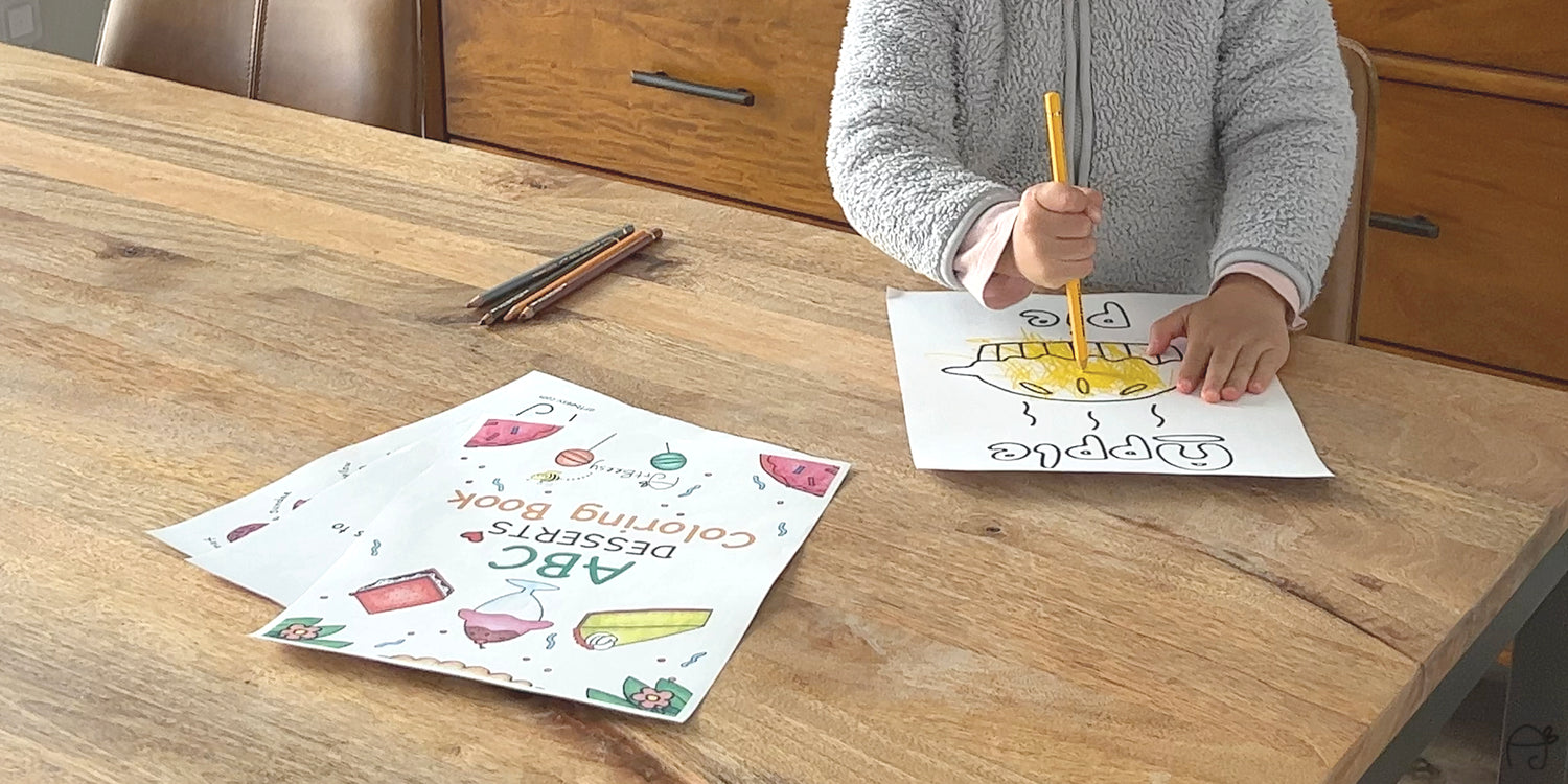 ABC coloring books for toddlers and kids to learn the alphabets