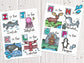 ABC Animals Can Swim Flashcards I-P